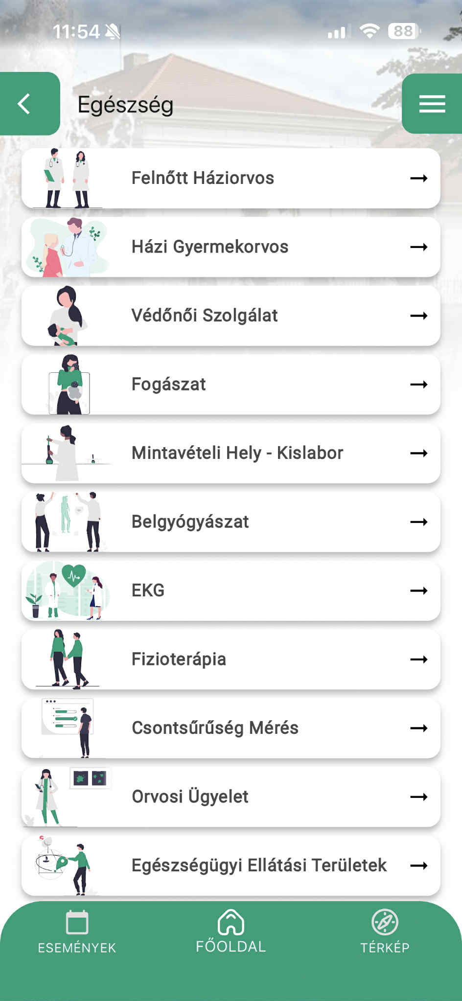 HERMES egyszerű lakossági felület